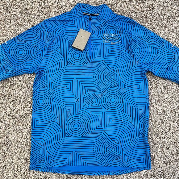 Nike Men’s Dri-FIT Element Quarter-Zip Running Top Blue FB9036-406, Size M (New) - Picture 6 of 15